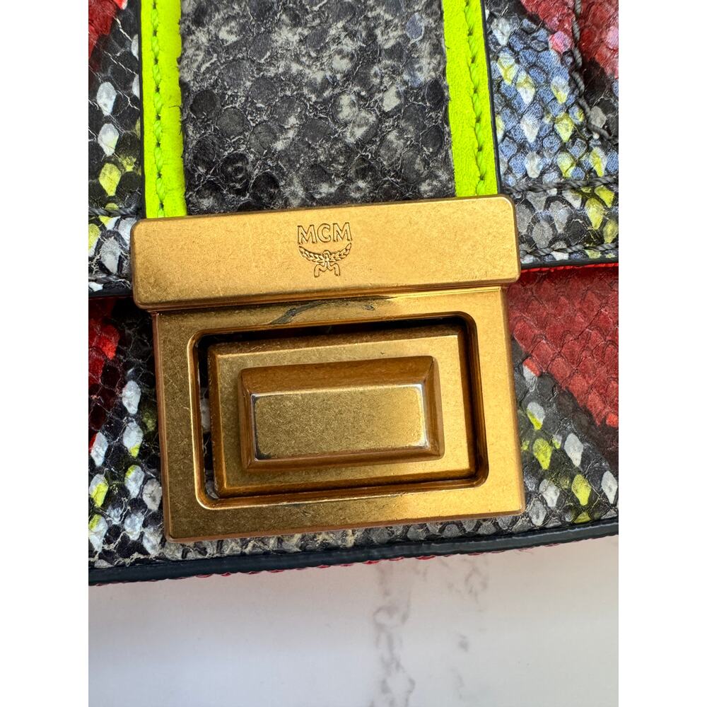 MCM Multi Python Shoulder bag - Picture 10 of 14